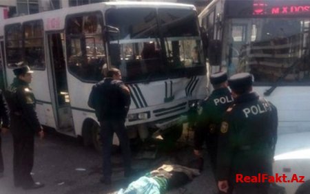 Bakıda avtobus qəzası - Ölən və yaralananlar var+Fotolar
