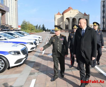 İlham Əliyev Polis Akademiyasında - FOTO