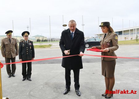 Prezident idman-sağlamlıq mərkəzinin açılışında - YENİLƏNİB + FOTO
