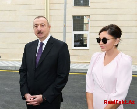 İlham Əliyev və Mehriban Əliyeva açılışda - FOTO
