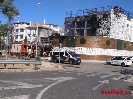 İspaniyada hoteldə güclü yanğın: Ölən və yaralananlar var - FOTO/VİDEO