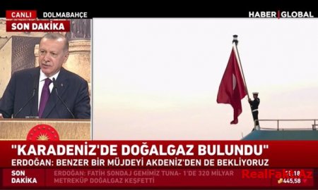 Ərdoğan: “Qara dənizdə Türkiyə tarixində ən böyük təbii qaz yatağı kəşf edildi” - VİDEO