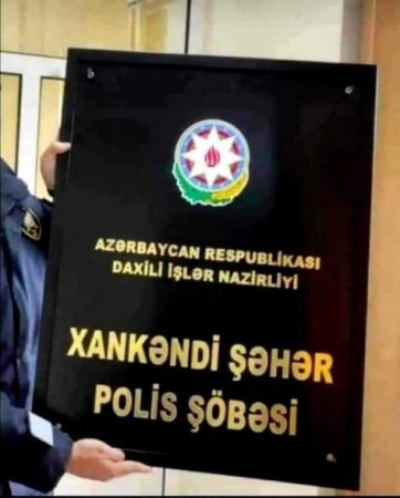 Xankəndi Şəhər Polis Şöbəsi yaradıldı - FOTO