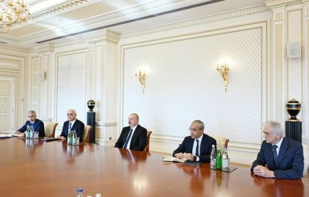 Prezident İlham Əliyev Rusiyanın Sankt-Peterburq şəhərinin qubernatorunu qəbul edib - YENİLƏNİB + FOTO